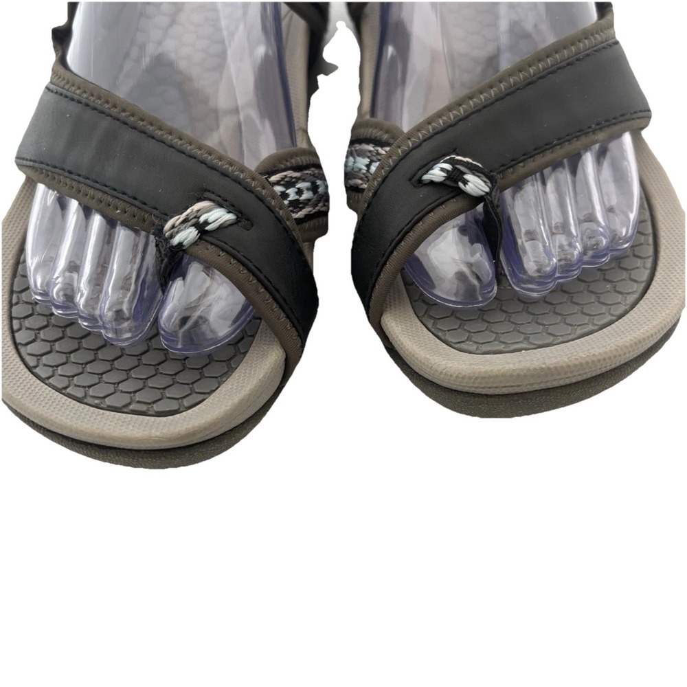 Baretraps Desare Slide Sandals Black Gray 7.5 Slip On Comfort Recover Rebound - Picture 8 of 16